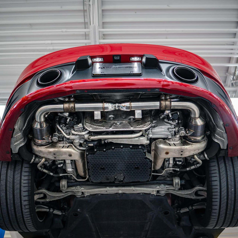 Fabspeed 2025+ Porsche 992.2 Carrera (NON GTS) Cat-Back Valved Maxflo Exhaust System (2025+)
