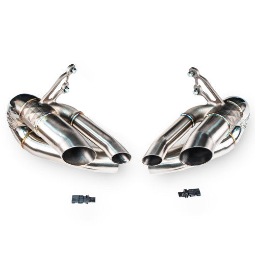 Fabspeed Porsche 992.2 Turbo S Side Muffler Bypasses