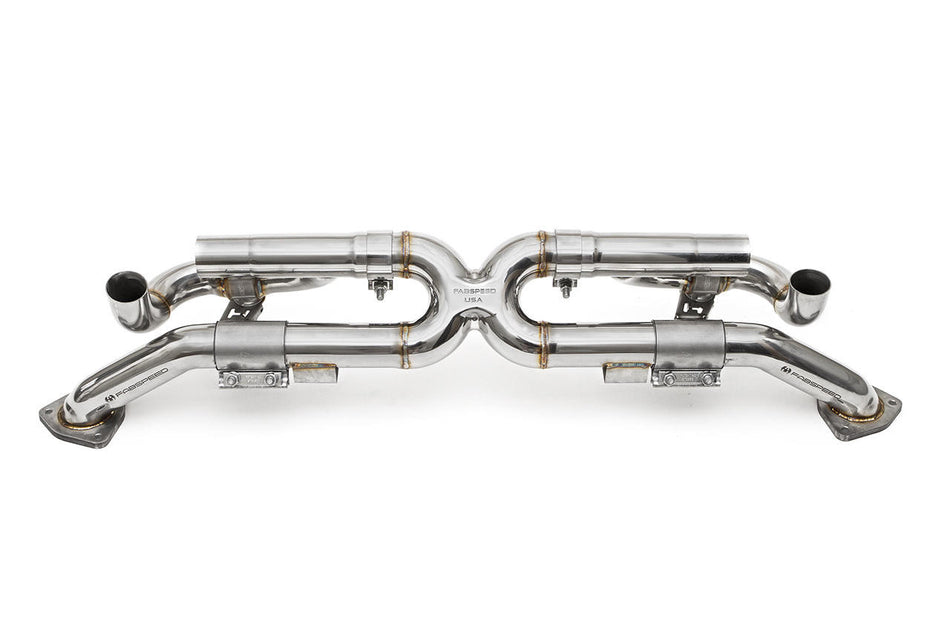 Fabspeed Porsche 991 Carrera Valved Center Muffler Bypass X-Pipe (Valved Exhaust Only) (2012-2016)