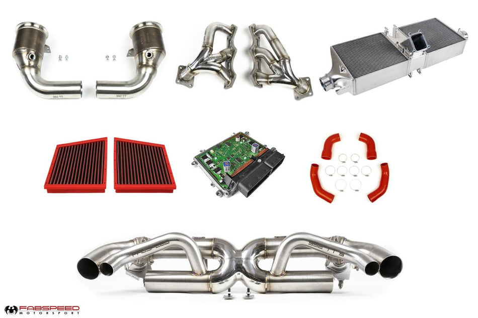 Fabspeed Porsche 992 Twin Turbo Stage 2 Performance Package